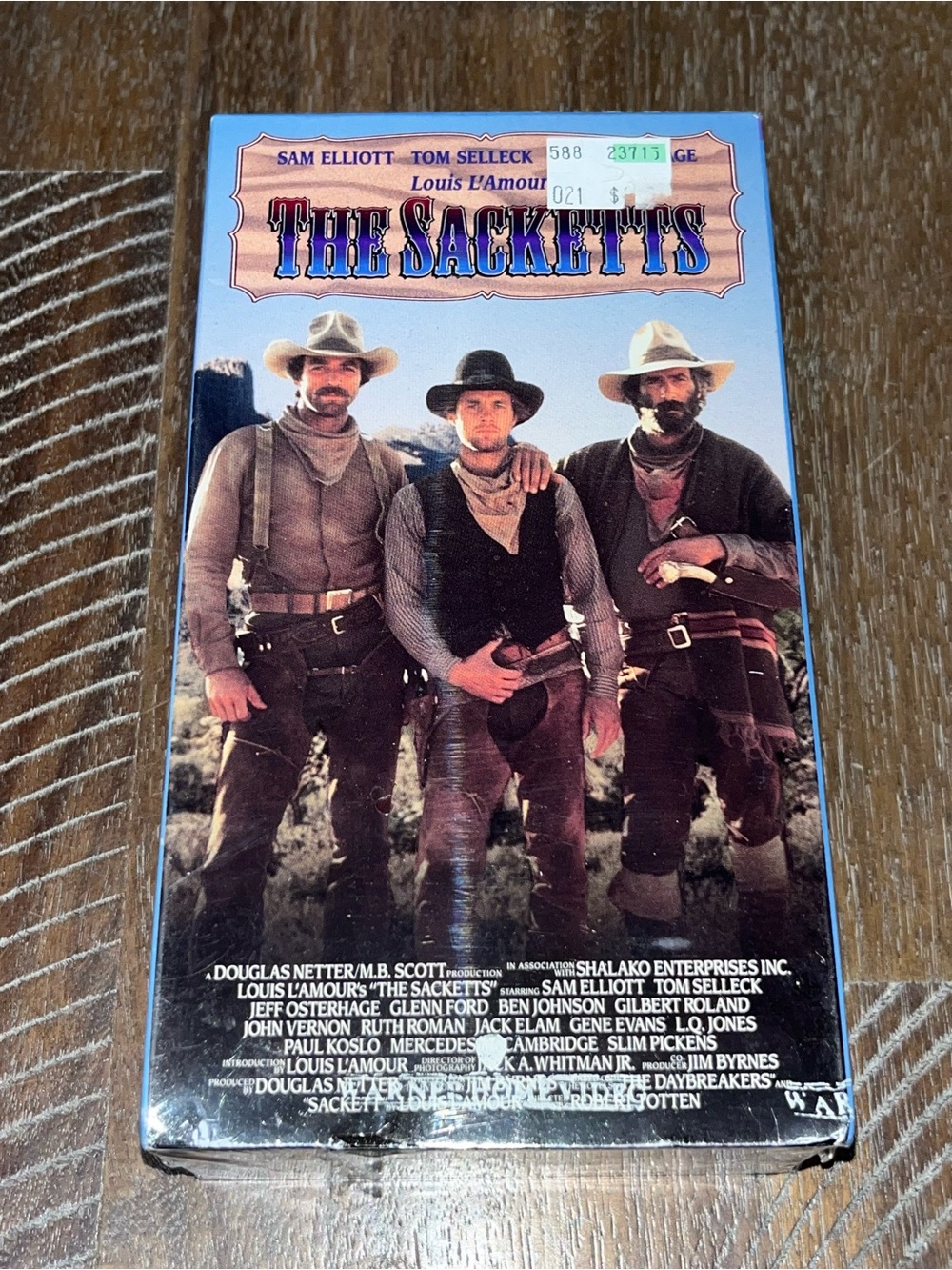 Sealed New The Sacketts (VHS, 1991, 2-Tape Set) Western Sam Elliot Tom Selleck